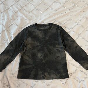 Old Navy Kids Black Tie-Dye Long Sleeve Tee